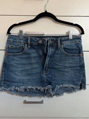Just USA Medium Blue Distressed Denim Shorts